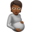 Pregnant Person（やや暗い肌色） (Apple)