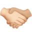 握手（明るい肌色） (Apple)