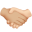 握手（明るい肌色） (Apple)