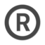 registered sign