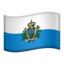 san marino flag