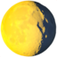 waning gibbous moon symbol