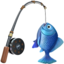 fishing pole and fish