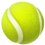 tennis racquet and ball