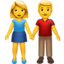 man and woman holding hands