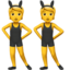 woman with bunny ears