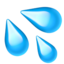 splashing sweat symbol