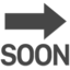 soon with rightwards arrow above