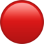 large red circle