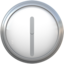 clock face twelve-thirty