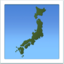 silhouette of japan