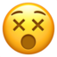 dizzy face