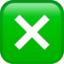 negative squared cross mark