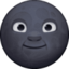 new moon with face