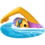woman swimming