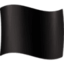 waving black flag