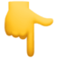 point down