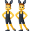 men with bunny ears