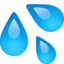 sweat drops