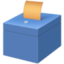 ballot box with ballot