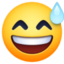 sweat smile