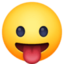 stuck out tongue