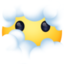 face in clouds