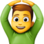 man gesturing ok