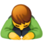 man bowing