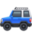 blue car