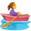 woman rowing boat