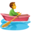 man rowing boat