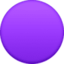 large purple circle