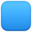 large blue square