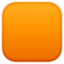 large orange square