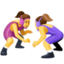 women wrestling