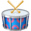 drum with drumsticks