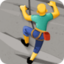 man climbing