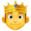 person with crown