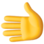 leftwards hand