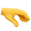 palm down hand
