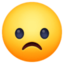 frowning face