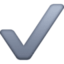 heavy check mark