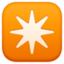 eight pointed black star