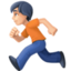 Эмодзи 🏃🏻 Facebook.com