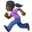 Эмодзи 🏃🏿‍♀️ Facebook.com