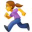 Эмодзи 🏃‍♀️ Facebook.com