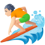 Эмодзи 🏄🏻 Facebook.com