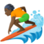 Эмодзи 🏄🏿 Facebook.com
