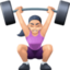Эмодзи 🏋🏻‍♀️ Facebook.com